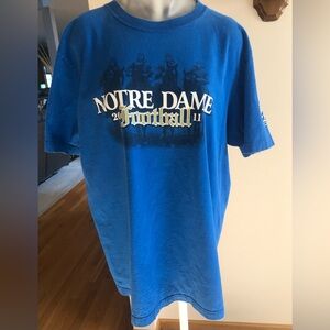 2011 Notre Dame Adidas t-shirt Size X-large